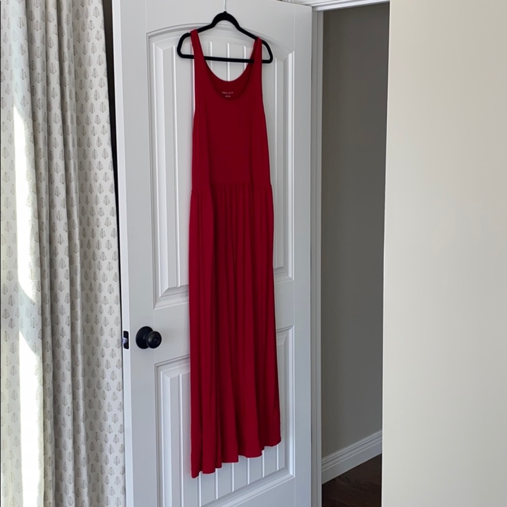 AVA & VIV Red Maxi Tank Dress